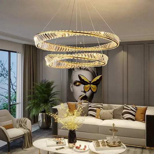 Кристален светодиод LED с Cairro 98W Gold Remote Control
