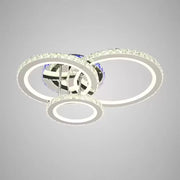 LED полилей с дистанционно управление Nova RGB, 103W, 3 кръга, студена/гореща/неутрална светлина, нестабилна, сребърна