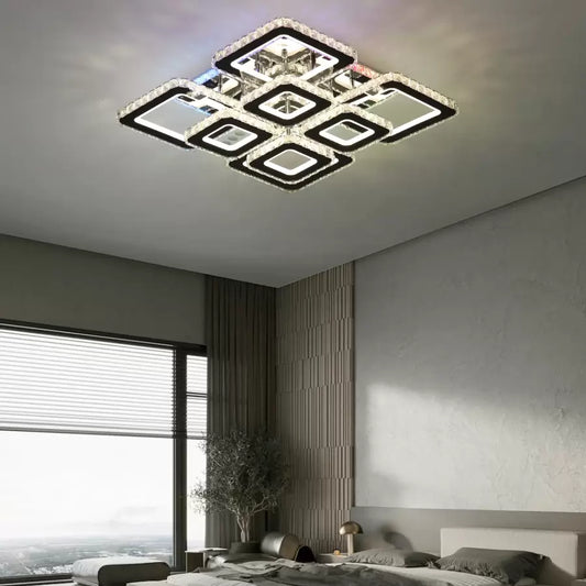 LED LED Quadria Supremo, 5x елементи, RGB 198W, Premium & неръждаема, гореща/студена/неутрална светлина