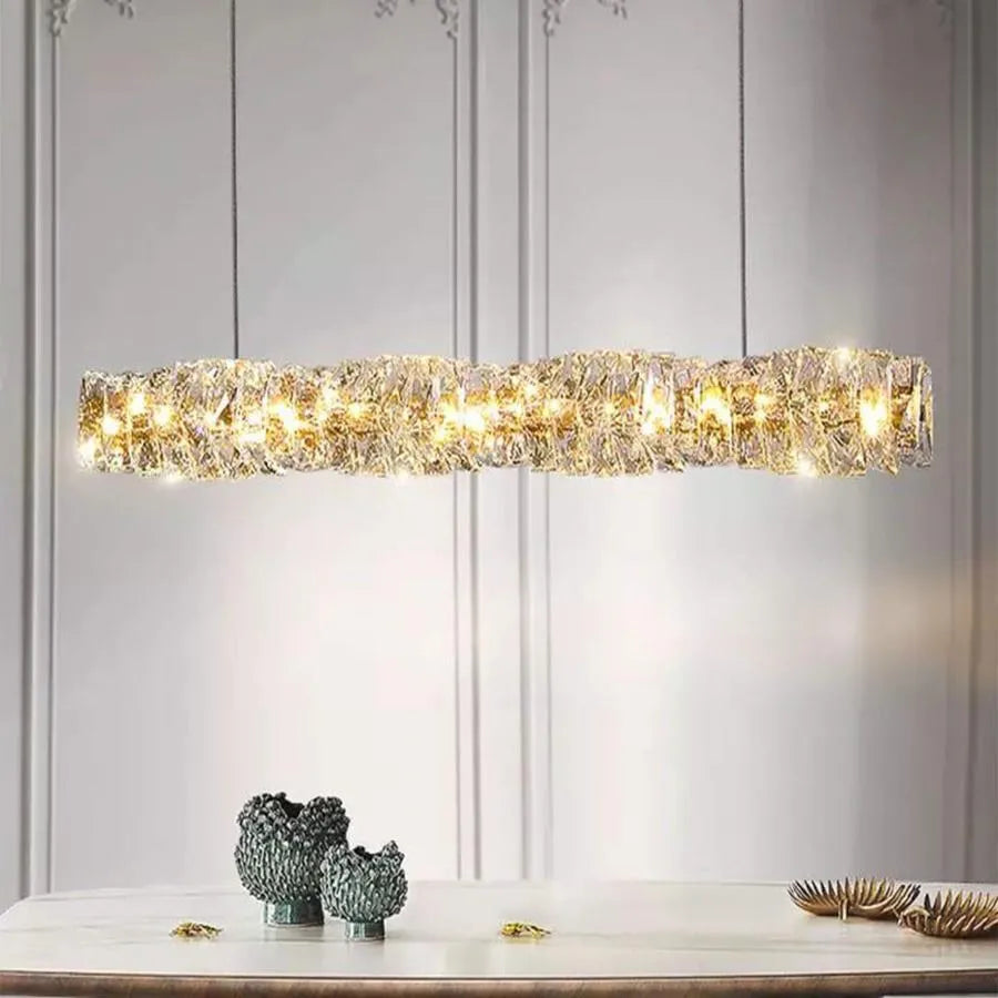 LED LED кристал LED с дистанционно управление 38W Sehrazat, сребро