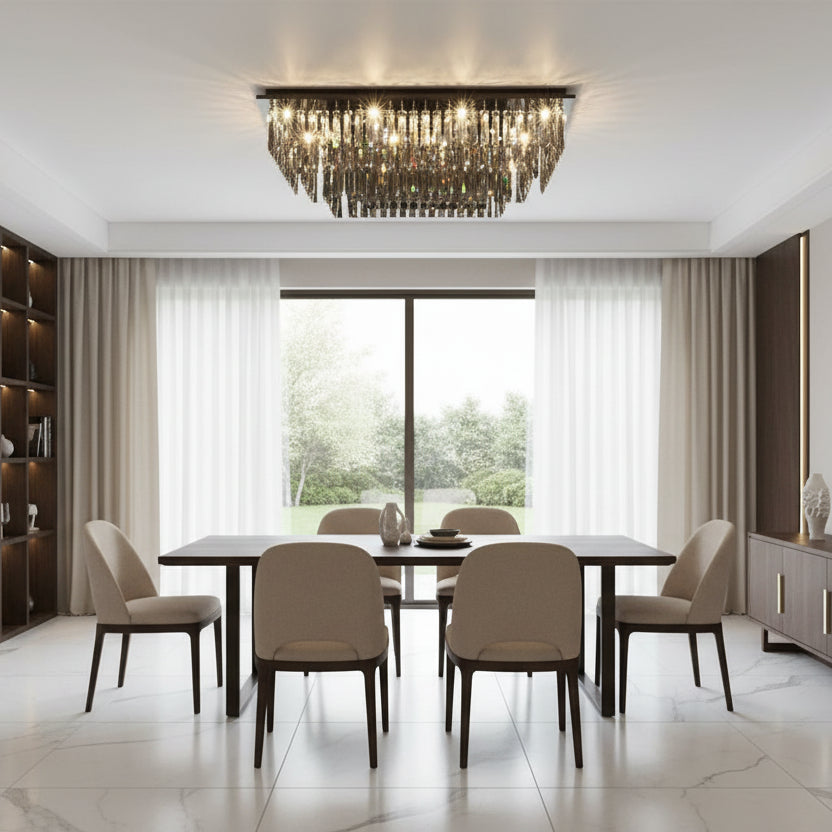 LED LED Crystal 57W, Xanthi, сребро