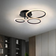 LED полилей с дистанционно управление на Бети, 41W, 3 кръга, студена/гореща/неутрална светлина, нестабилна, черна