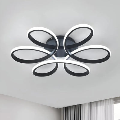Helix Vector LED LED, 108W, метален, черно, дистанционно управление, студ/гореща/неутрална светлина