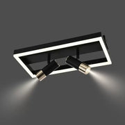 LED полилей с дистанционно управление и регулируем проектор Rohan 26W, студена/гореща/неутрална светлина, нестабилна, черна