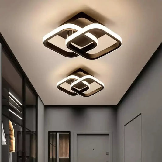 LED LED матрица на върха на матрица, наслагван от ромб, 44W, 2 ромби, студена/гореща/неутрална светлина, черна