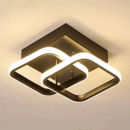 LED LED матрица на върха на матрица, наслагван от ромб, 44W, 2 ромби, студена/гореща/неутрална светлина, черна
