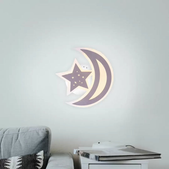 LED полилей ELLY 36W, луна и звезда, студена/топла/неутрална светлина, кафяв LED полилей Заглавие по подразбиране Alessandro Design
