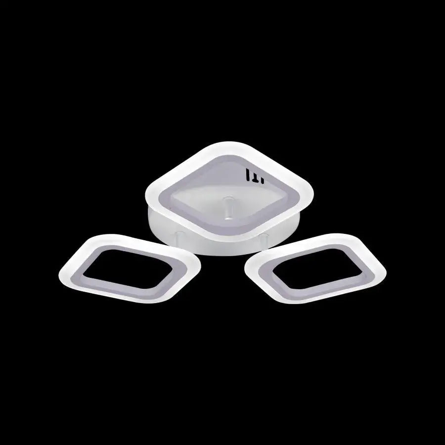 LED LED ERIKA, 24W, 3 квадрата, неутрална светлина, бяла