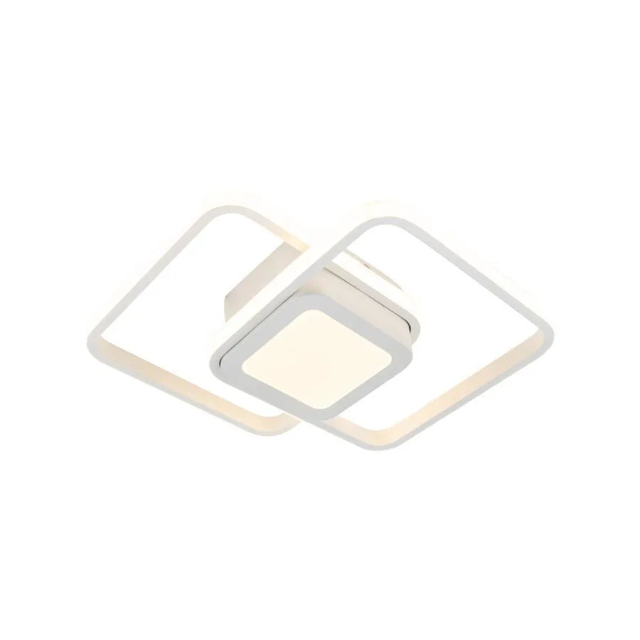 36W LED LED LUD 36W, 3 квадрата, студ/гореща/неутрална светлина, бяло