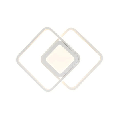 36W LED LED LUD 36W, 3 квадрата, студ/гореща/неутрална светлина, бяло