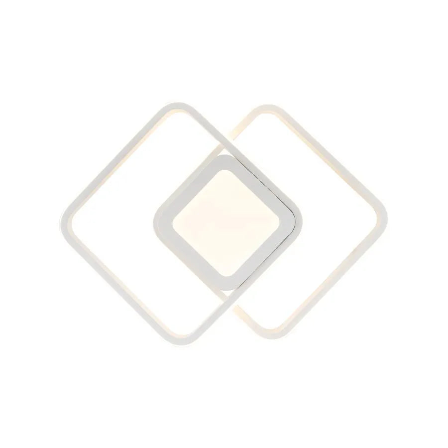 36W LED LED LUD 36W, 3 квадрата, студ/гореща/неутрална светлина, бяло
