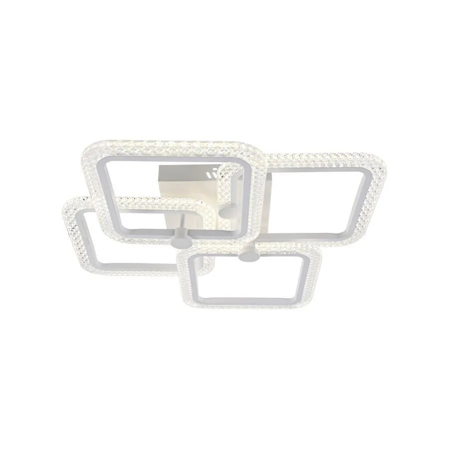 LED LED LED с дистанционно управление, 2.4GHz, 120W, акрил, бял