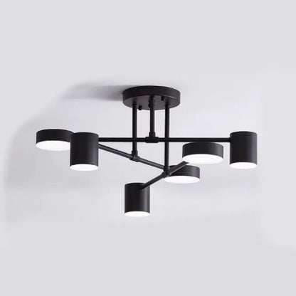 LED LED Galios 72W, 6 предмета, студена/гореща/неутрална светлина, черна