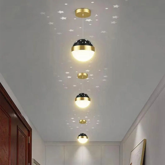 LED LED ITRISI, 9W, метал, злато и черно