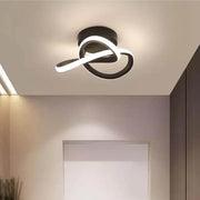 LED LED VERTEX FLOW, 24W, вълнообразна, студена/гореща/неутрална светлина, черна