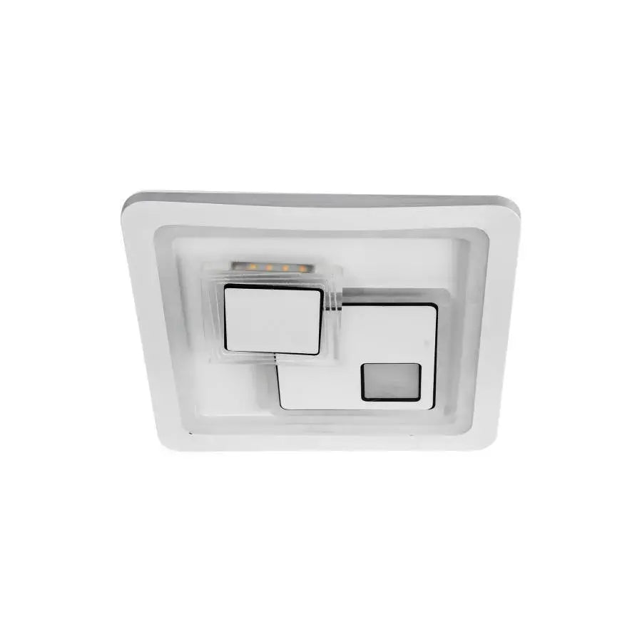 LED LED Kerien 24W, диаметър 26 см, квадрат, студ/гореща/неутрална светлина, бяло