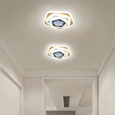 LED LED LED NEXA Pentagon 3D, 36W, бял, за зала/коридор