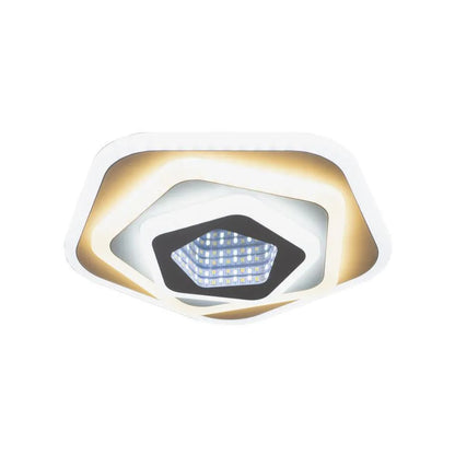 LED LED LED NEXA Pentagon 3D, 36W, бял, за зала/коридор