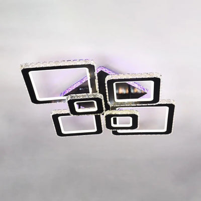 LED полилей с дистанционно управление и Crystal Terrano RGB 288W, 6 квадрат