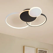 LED полилей с дистанционно управление на Killian 80W, 4 кръга, студена/гореща/неутрална светлина, проклет, черно бяло