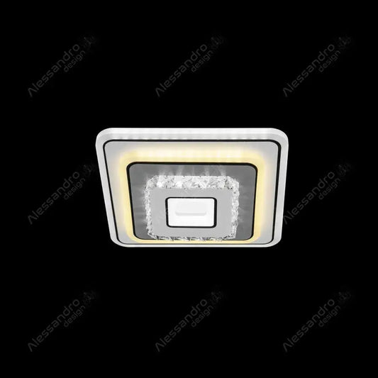 LED полилей с 32W кристал за подкуп, квадрат, студена/гореща/неутрална светлина, бяло