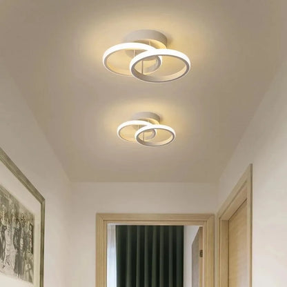 LED VERTEX LULUS циркулира наслагваните кръгове, 44W, 2 кръга, студена/гореща/неутрална светлина, бяла