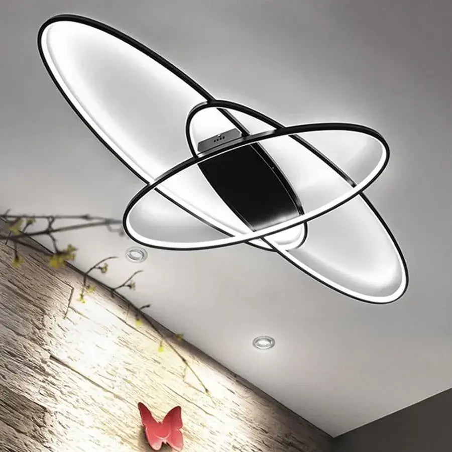 LED LED LED с дистанционно управление, 140W, студена/гореща/неутрална светлина, нестабилна, черна