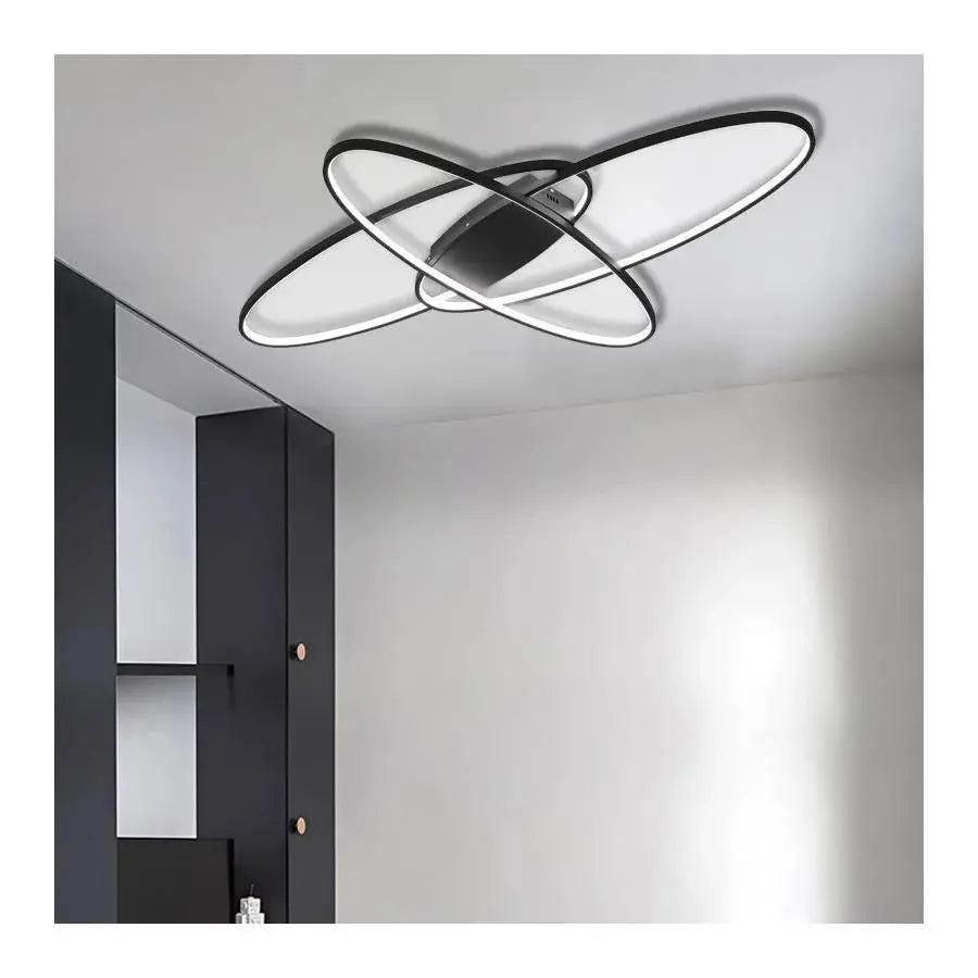 LED LED LED с дистанционно управление, 140W, студена/гореща/неутрална светлина, нестабилна, черна