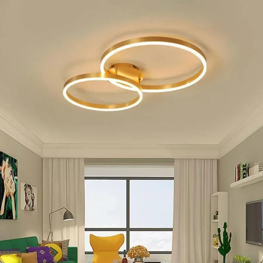 LED LED ORION с дистанционно управление, 100W, химируем, златист