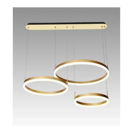 LED LED Перу с телекомана, 150W, злато, акрил, мрачен