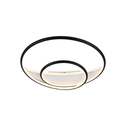 LED LED Рейчъл Луп с дистанционно управление, 120W, акрил и метал, бяло и черно