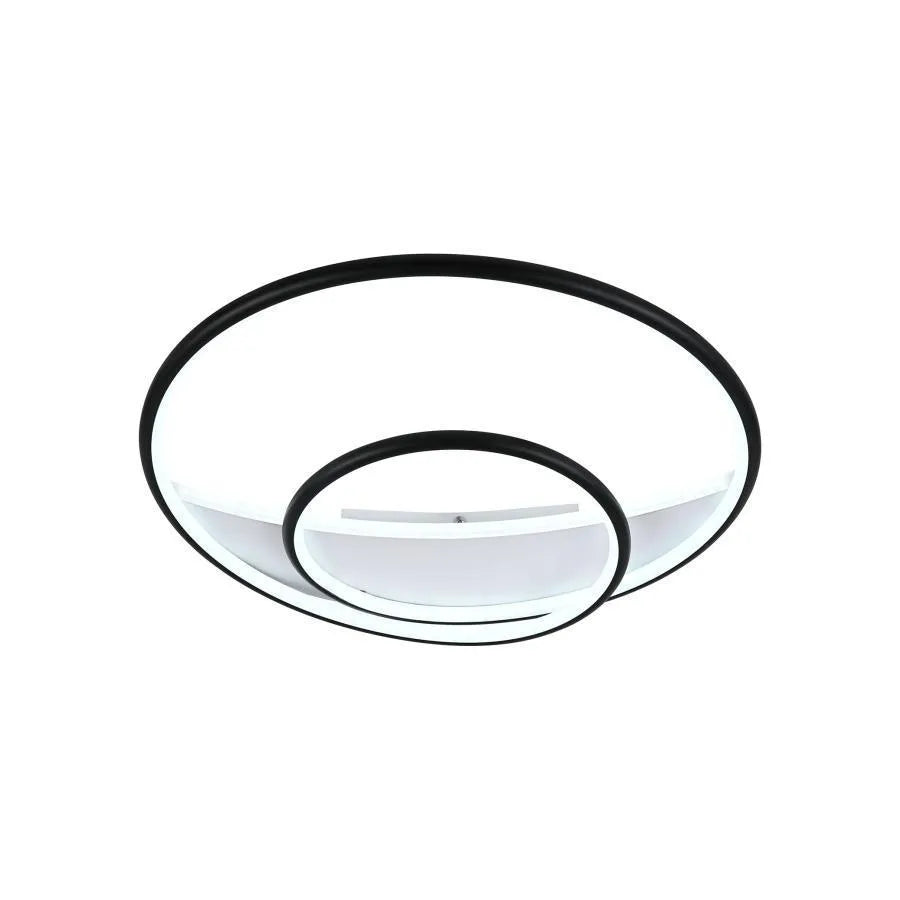 LED LED Рейчъл Луп с дистанционно управление, 120W, акрил и метал, бяло и черно