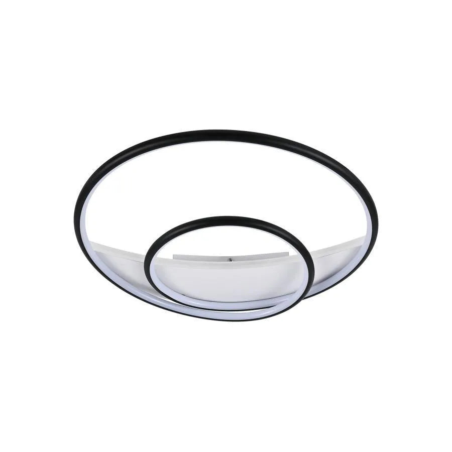 LED LED Рейчъл Луп с дистанционно управление, 120W, акрил и метал, бяло и черно