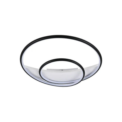 LED LED Рейчъл Луп с дистанционно управление, 120W, акрил и метал, бяло и черно