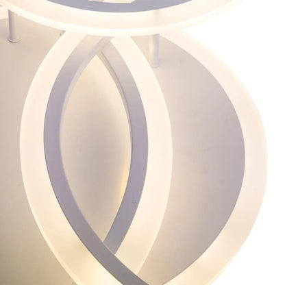 LED полилей с дистанционно управление на Люси, 70W, 4 кръга, студена/гореща/неутрална светлина, нестабилна, бяла