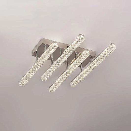 LED LED Теджана с дистанционно управление, 112W, сребро
