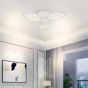 LED полилей с орхидея 39W дистанционно управление, 3 венчелистчета, студена/гореща/неутрална светлина, нестабилна, бяла