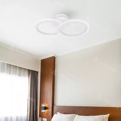 LED полилей с дистанционно управление на Бети, 28W, 2 кръга, студена/гореща/неутрална светлина, нестабилна, бяла