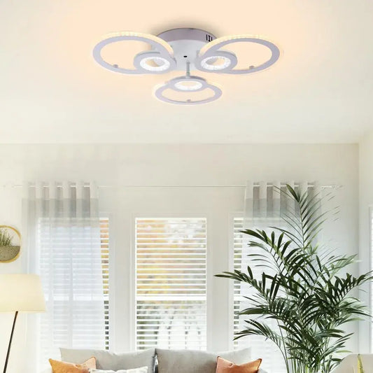 LED полилей с дистанционно управление на Kade, 80W, 3 кръга, студена/гореща/неутрална светлина, нестабилна, бяла