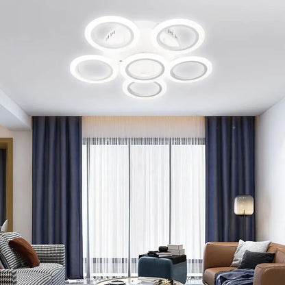 LED полилей с бохемски дистанционно управление, 50W, недобросъвестно, бяло
