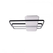LED полилей с дистанционно управление Каролина 76W наслагвани квадрати Студени/горещи/неутрално черно бяло