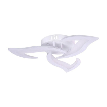 LED похот на Lotus Remote Control, 48W, 3 венчелистчета, студена/гореща/неутрална светлина, нестабилна, бяла