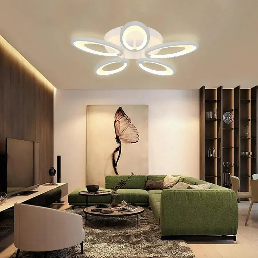 LED похот със слънчогледов 54W дистанционно управление 5 елемента студено/горещо/бяло неутрално бяло