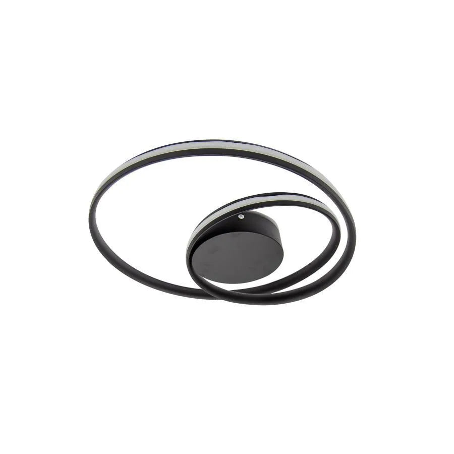 Похот LED вектор Arcadia, 67W, метал, 49cm Diamteru, черен, дистанционно управление, студена/гореща/неутрална светлина