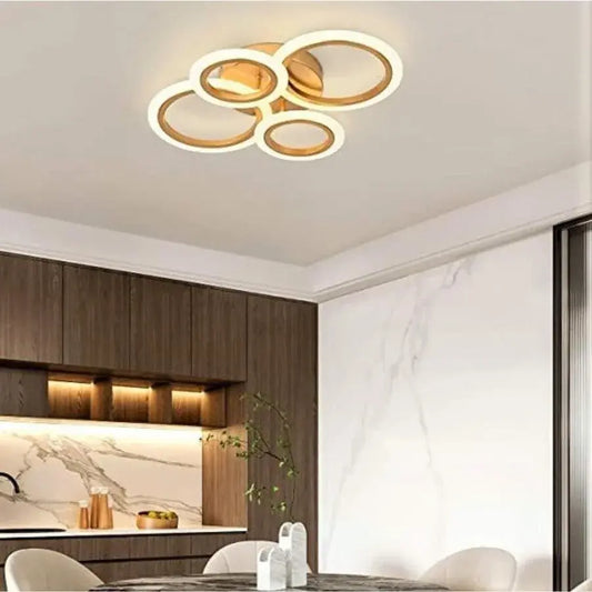 LULUS LED 44W Betty Gold - 4 кръга, Beetable, студена/гореща/неутрална светлина