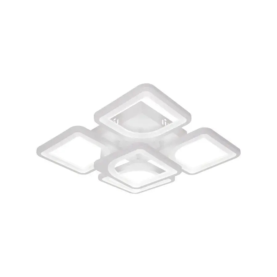 LED полилей с Fely, 80W, размито, бяло дистанционно