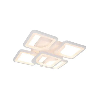 LED полилей с Fely, 80W, размито, бяло дистанционно