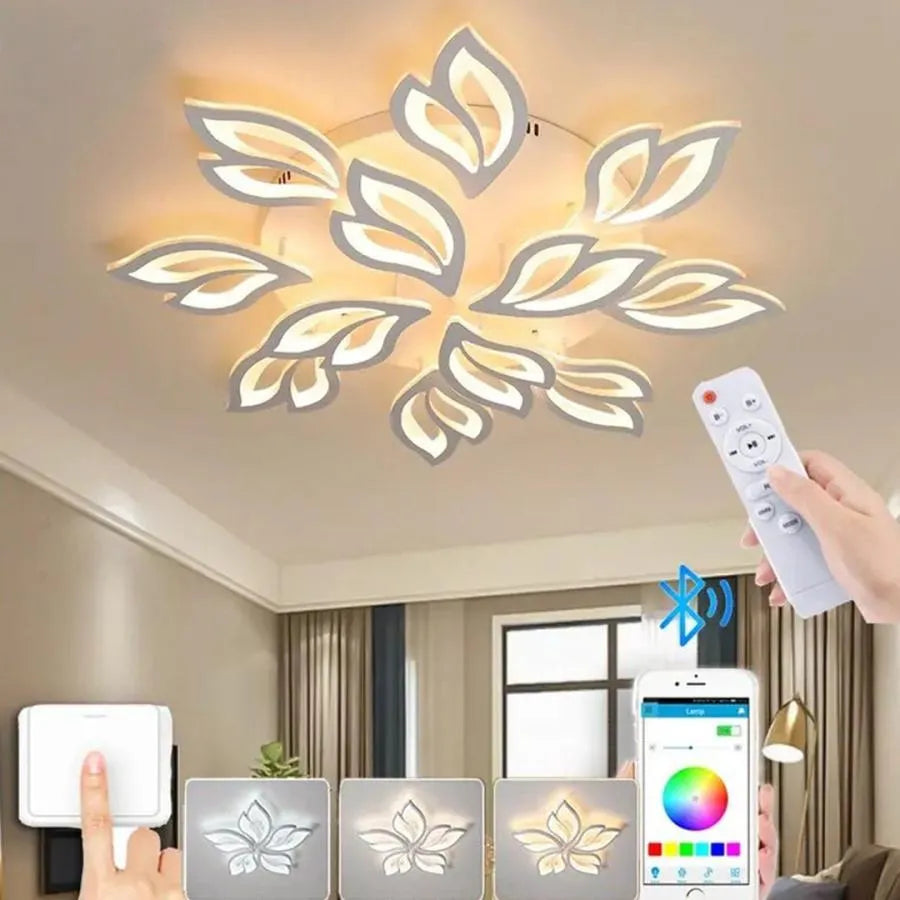 LED похот на дистанционно управление Лили 12 елемента студено/горещо/неутрално бяло бяло 150W
