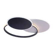 LED полилей с Mensa 144W дистанционно управление, 2 кръга, студена/гореща/неутрална светлина, нестабилна, черно и бяло