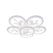 LED полилей с Daisy Remote Control, 6 артикула, 72W, студена/гореща/неутрална светлина, нестабилна, бяла с кристал